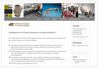 website Stichting Archeologie in het Maasmondgebied