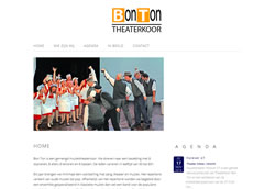 website Theaterkoor BonTon Utrecht